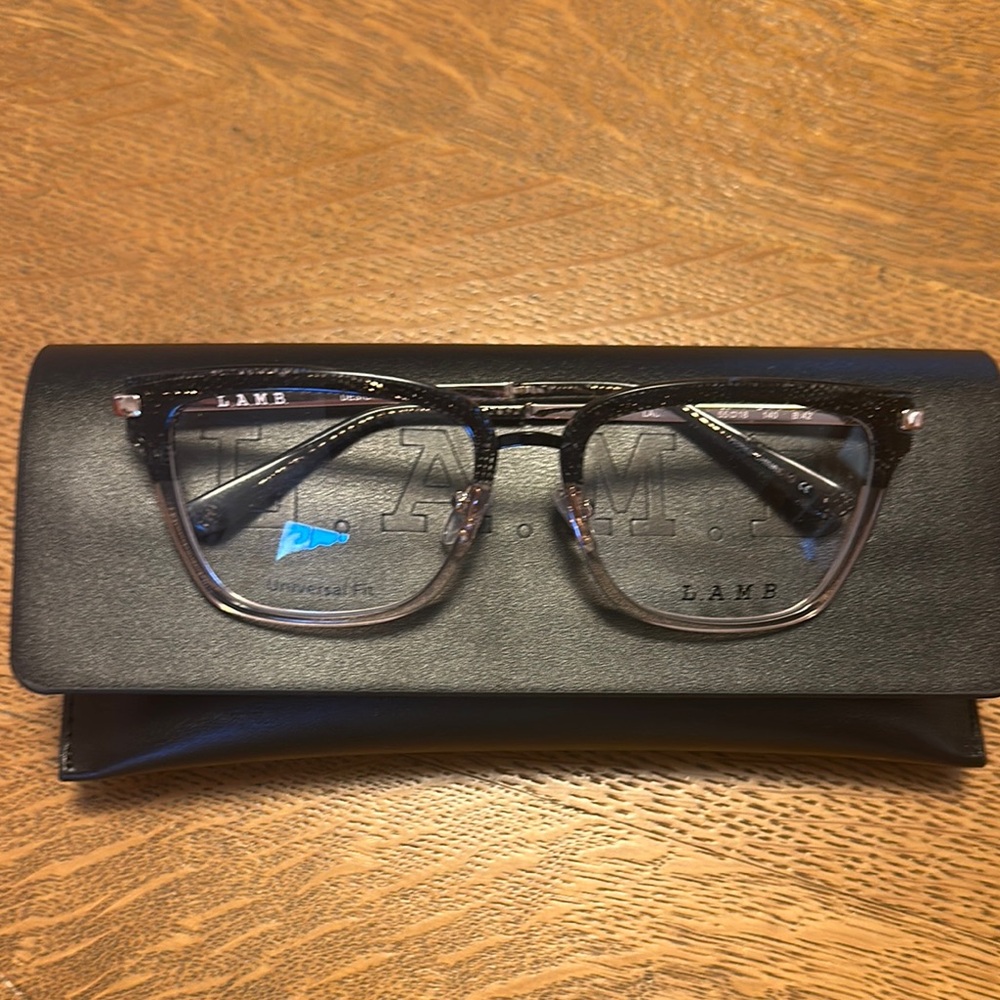 L.A.M.B. Black and Clear Glasses